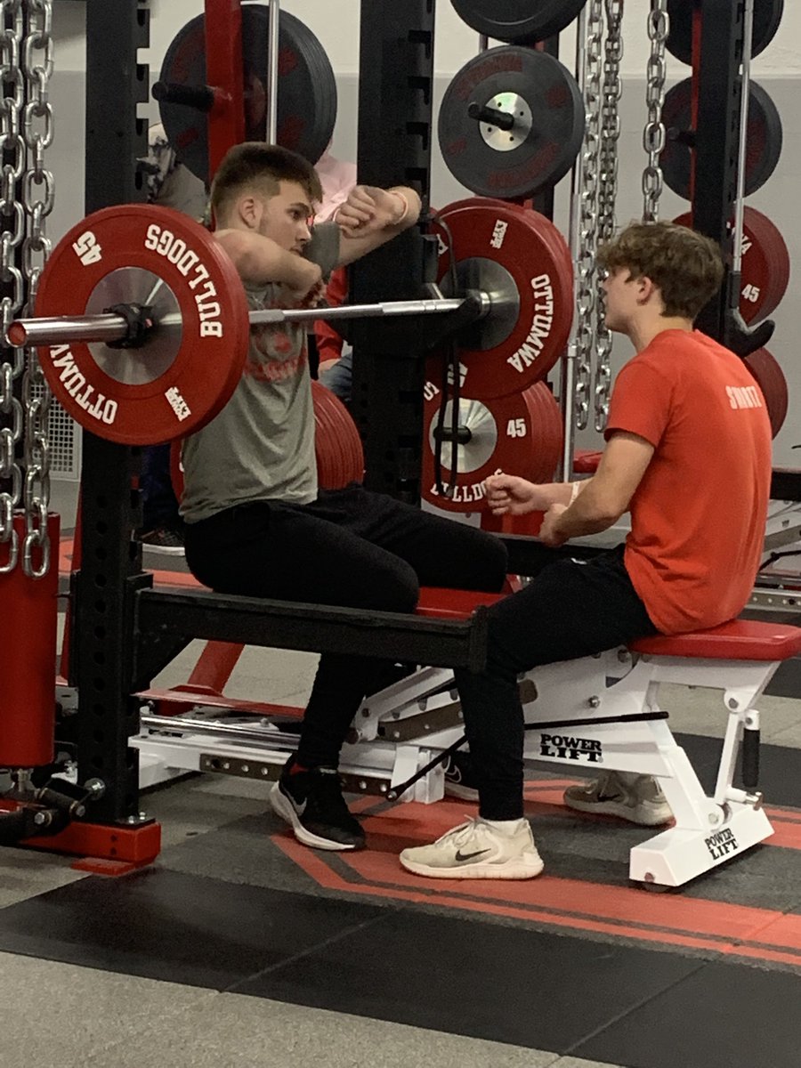 Nothing like the bond of a lifting partner.