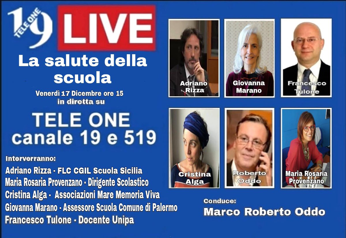 CgilFlc's tweet photo. #teleone #scuola #venerdi17dicembre #flcgil https://t.co/BSwZAVcW0A