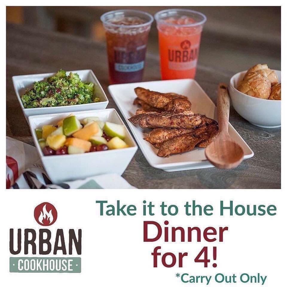 UrbanCookhouse's tweet photo. What’s for dinner tonight??? Keep it simple with an Urban Cookhouse Take it to the House, Dinner for 4!!!  #UrbanCookhouse #eatfresh #BuyLocalEatUrban #UC #dinnerforfour https://t.co/fyT1lUeywr