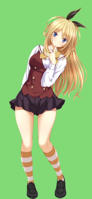 (制服リズのソックスはどう見ても確信犯である…) 