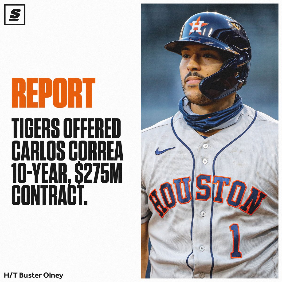 Carlos Correa turned down a monster payday from the Tigers. 😳  thesco.re/3GSFNVx