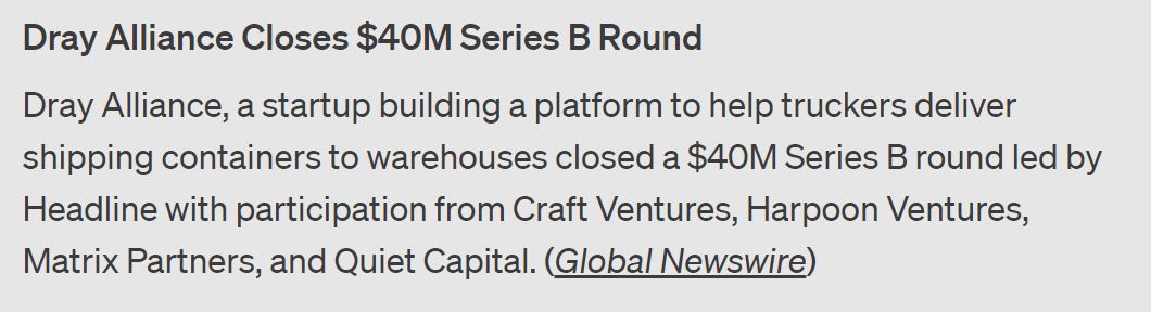 drayalliance's tweet image. Great to be included in @Medium&apos;s &quot;Year in Review: Vertical SaaS&quot; feature with great companies like @idonate and @nuvocargo tinyurl.com/37ejc574