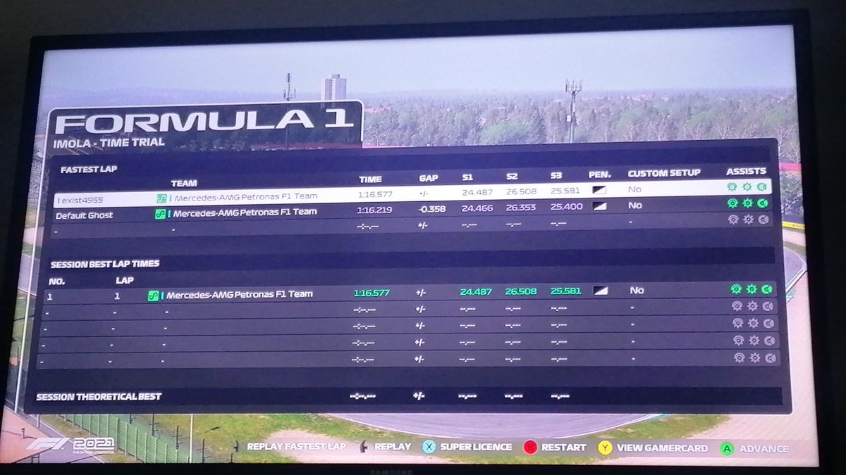 soupy81's tweet photo. @Codemasters #F12021games time trial #F1Advent #F12021sweepstakes https://t.co/FWWgnEB7P3