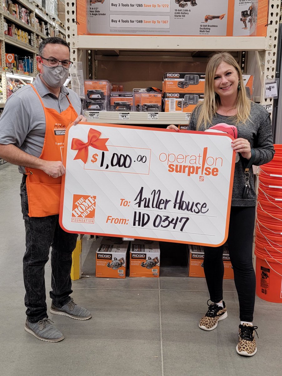 Love being able to surprise the community with unexpected donations!