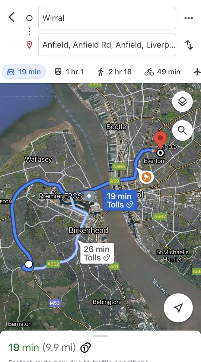 I presume the Mike Dean born fewer than 10 miles from Anfield isn’t the same Mike Dean refereeing tonight