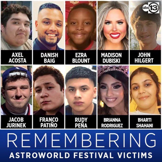 ABC13CourtneyC's tweet image. The Harris Co. Medical Examiner’s office ruled all #ASTROWORLDFest victims died of “compression asphyxia.” One victim had drugs in their system that contributed to their death, per the ME. @abc13houston 

abc13.com/astroworld-tra…