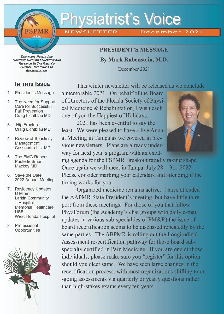 FSPMR December 2021 Newsletter - mailchi.mp/5bb7d51286ae/f…
Now available on the FSPMR.org