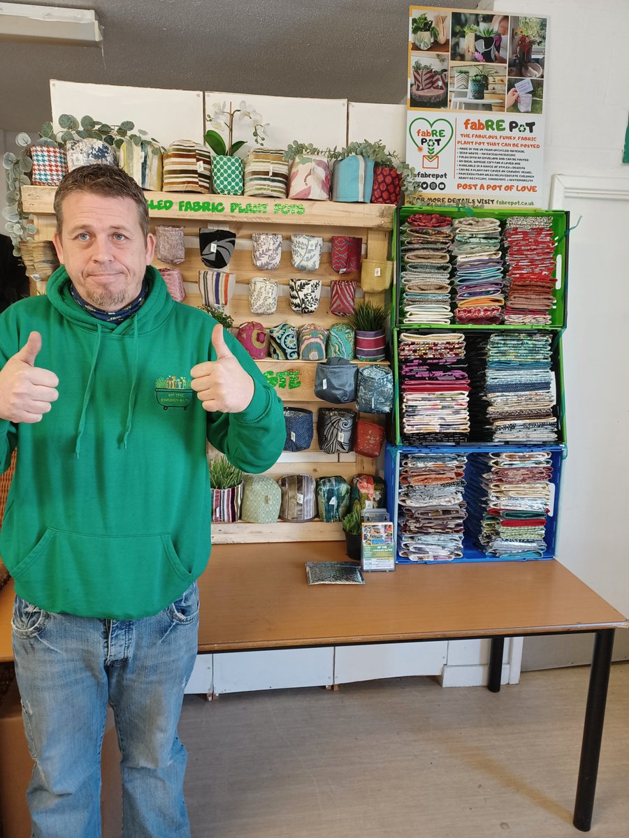 We are proud to have our Fab-RE Pot for sale at Tenter Hill Centre in Stanground. They have loads of pop up shops from local organisations. Pop in and check them out. #fabrepot