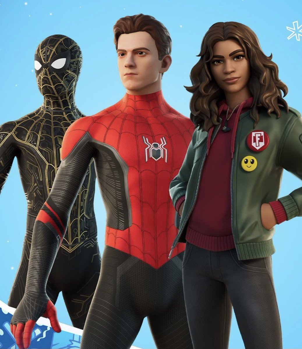 Girlybella's tweet photo. 🎁No way Home Skins GiveAway🎁

Giving Away 3 New no way home spiderman to 3 winners who follow these rules :-

✅Must be following @girlybella ✅Like &amp; Retweet this
✅Using Code bella #ad 
✅Comment ur epicname

🚨Winners announced tomorrow on stream🚨 GoodLuck🍀 https://t.co/6heY6DTuCX