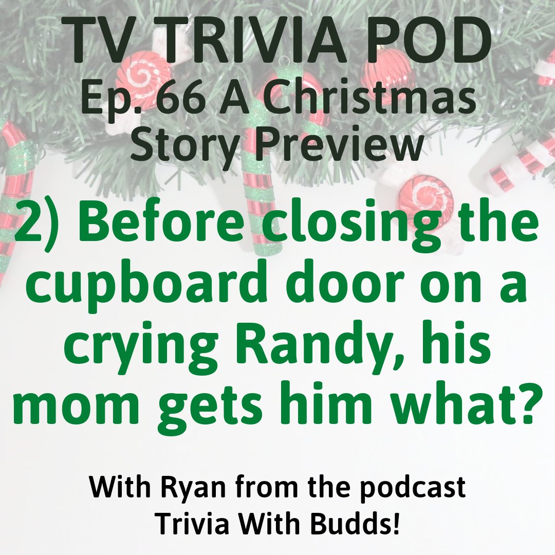 Ep 66 #achristmasstory preview with <a href="/ryanbudds/">Ryan Budds🐺🍺🤔</a>! Coming out Tuesday!

Subscribe/follow in bio. Listen to all the questions and play along by subscribing anywhere you get podcasts!

#tv #trivia #podcast #tvtp #movies #movietrivia #christmas #christmasmovies #christmasmovietrivia