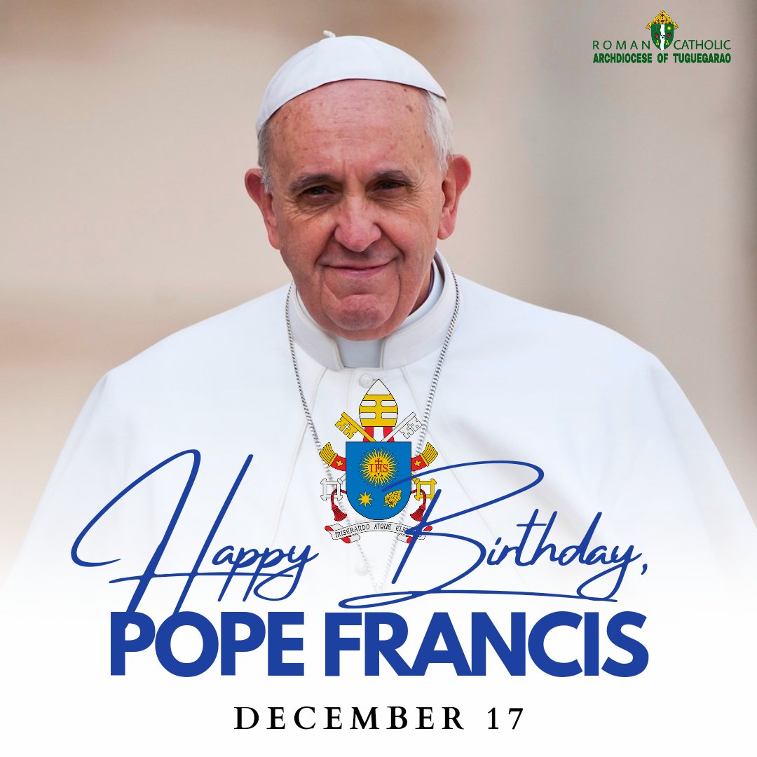 Happy Birthday, Pope Francis May God always bless you always.

Ad Multos Annos 