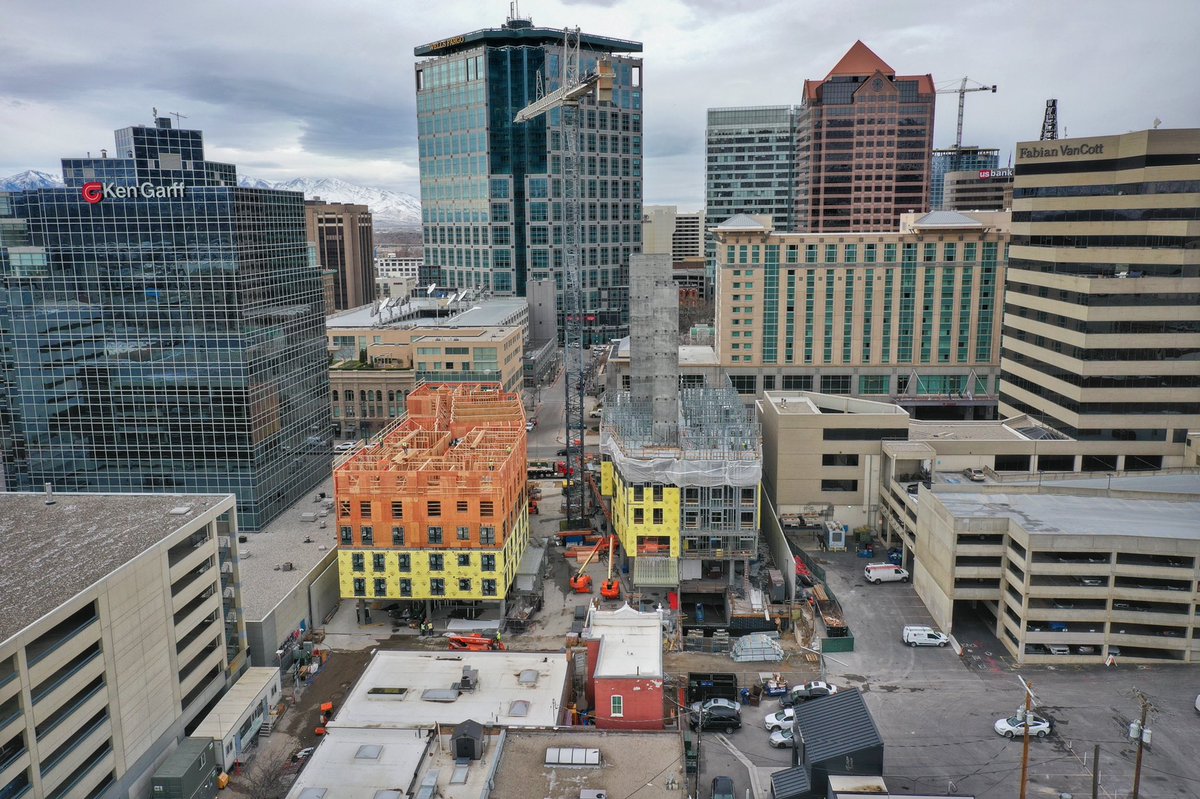 Our team adding to the city scape in Salt Lake City. 

#WadmanBuilds #StateStreet #CityScape #Construction