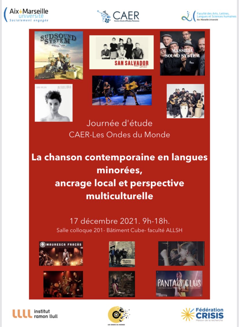 Demà podreu connectar-vos en línia a aquesta jornada musical organitzada pel CAER amb el següent enllaç: univ-amu-fr.zoom.us/j/93547163065?…

Més informació: france-catalaniste.com/actualites-afc/

#musicaencatala #aixencatalà #amu #university #encatalà #culture #caer #france #irll