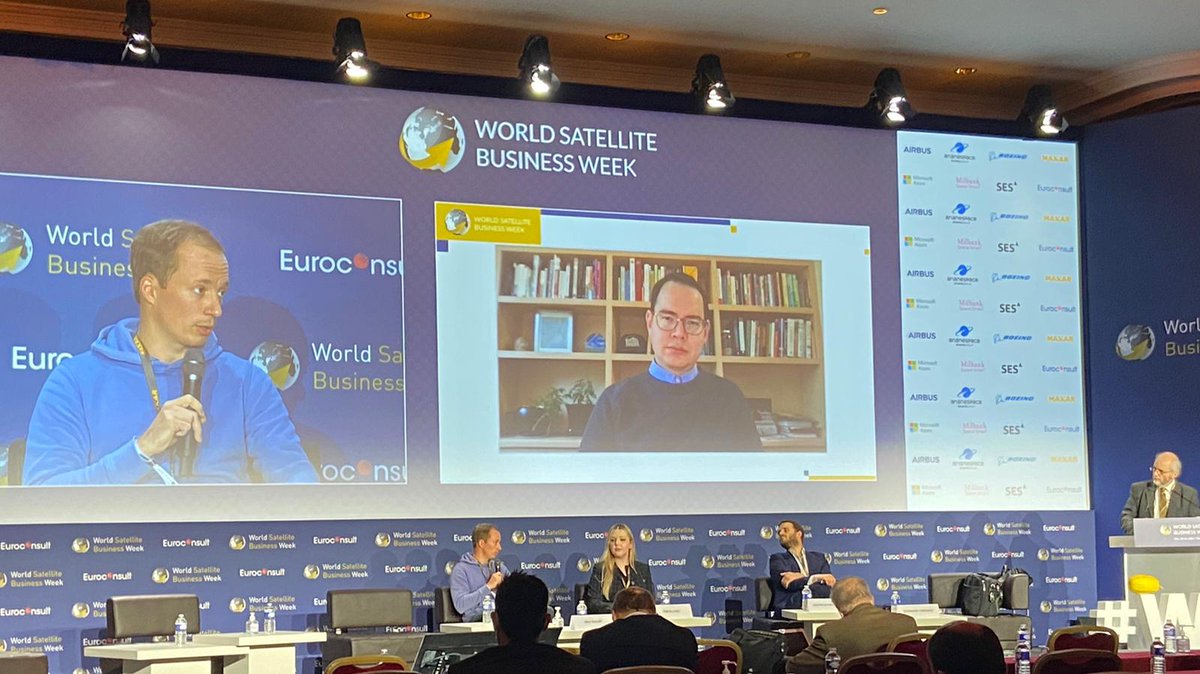 theAstroAgency's tweet photo. Congratulations to @euroconsultEC on a well organised, safe & engaging @WSBW_Summit. Many thanks to moderators & panelists for a week of interesting, informative sessions! πππ°οΈ
See you in September 22'! π«π·
#WSBW #SpaceNetworking #SpaceTech https://t.co/w4XrC2yo2s