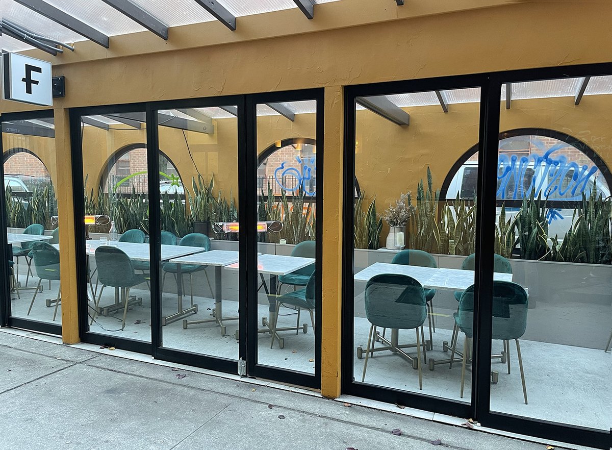 NY4SOS's tweet photo. "It's just insane to me that people are focusing on these minutiae, that might be a slight negative, when there are so many radical positives," says the owner of this sealed, no-proof-of-vax-required shed.
So many radical positives, coming here soon. #sunsetthesheds https://t.co/ci6JPbrNgH