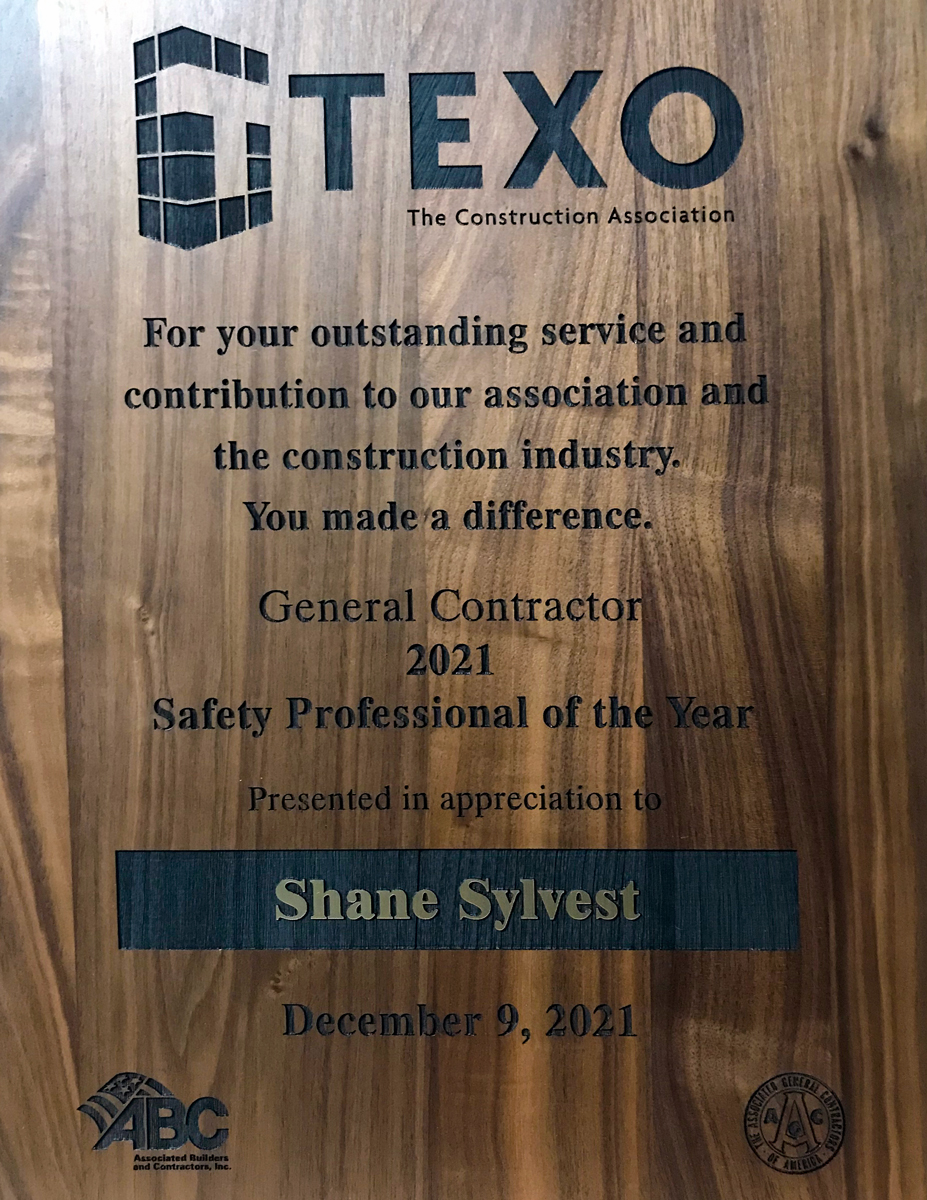 AustinCML's tweet photo. Austin's Shane Sylvest was awarded General Safety Professional of the Year by @TEXOAssociation at their annual Holiday Gala. Congrats Shane! This year featured a roaring 20s theme, and also supported DFW @TCToysfortots. #AustinProud #AustinSafe https://t.co/xfeItESPVy