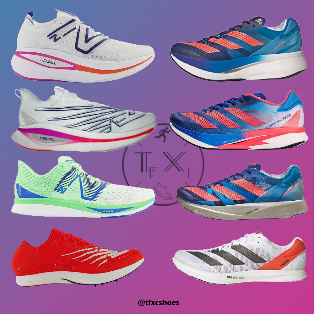I’ve just started testing a couple of Adidas super shoes, but I’m also super excited for New Balance’s 2022 SuperComp lineup! Which one would you choose (NB or ///)?
