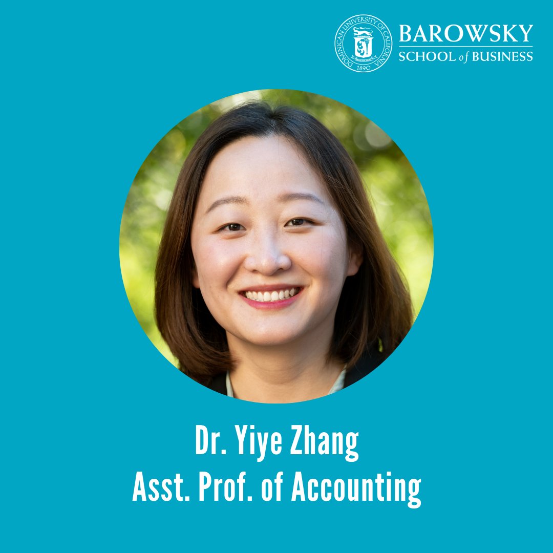 DominicanBSB's tweet photo. We would like to thank our newest faculty member for joining our DU team, Dr. Yiye Zhang, Asst. Professor of Accounting. "I am very happy to become a part of the faculty at DU, where it provides a diversified environment for both faculty and students," said Dr. Zhang. #ThisIsDUC https://t.co/o8Rqi4M5Wm