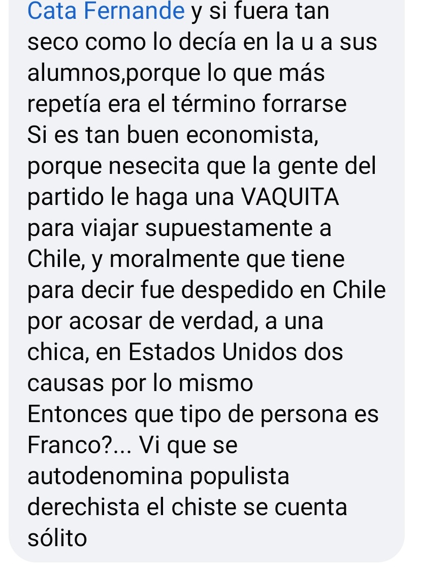 <a href="/Parisi_oficial/">Franco Parisi</a> Ojalá la gente del PDG se dé cuenta antes de dejarles en banca rota