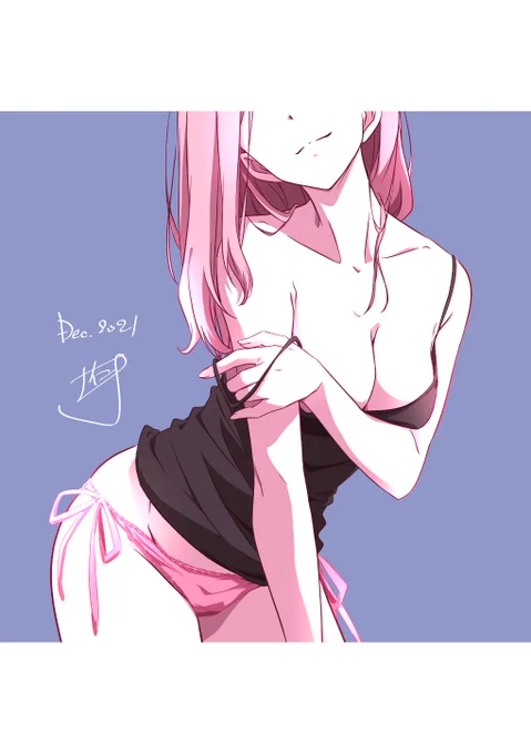 【金曜の誰でもないガール】
今週の、誰でもないインナーガールさんシリーズ💝金曜のたわわ_φ(‾∇‾* )✨
#誰でもないガール 