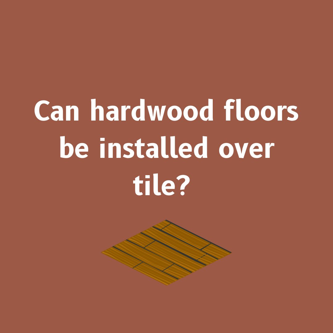 FlooringMy's tweet photo. Can hardwood floors be installed over tile? 

The answer is pretty simple and straight forward. But as tile is a popular floor, a lot of people always wonder what can be installed over tile. 

Read through the post to find out. 😊
#flooringinstallation #flooring #hardwoodfloors https://t.co/YBfPguE4F7