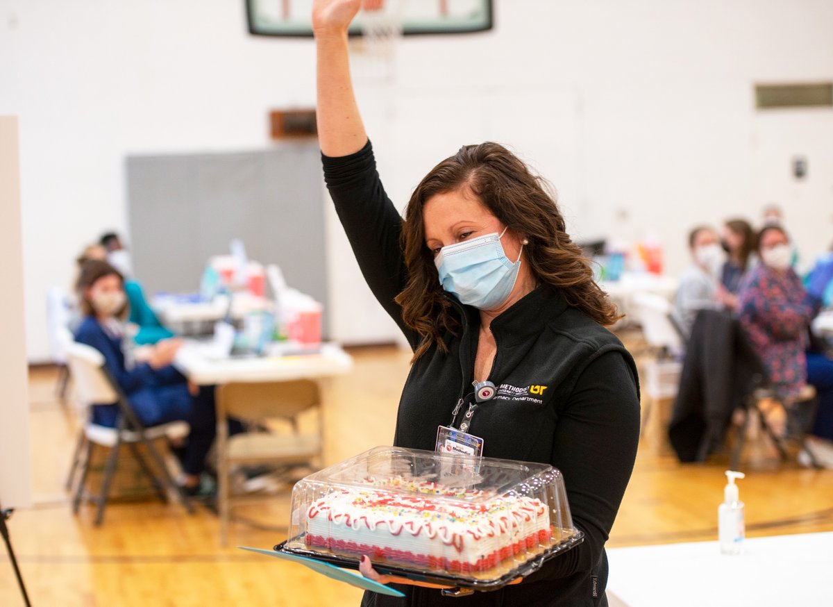 MethodistHlth's tweet image. Congratulations are in order for Jennifer Twilla, assistant dir. of clinical pharmacy services Methodist University Hospital. She's the 2022 National Winner for Community Outreach, part of the @pharmacists Immunization Champion Awards!

Thank you so much for all you do, Jennifer.