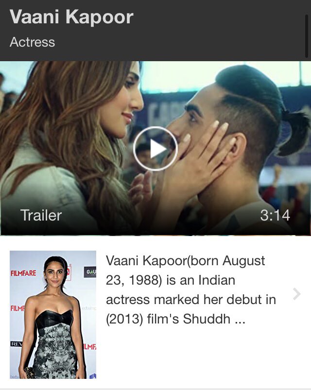 TS_not_TG's tweet photo. @RaiSourvi @crazy_but_crazy Vaani kapoor is a cis actress, Not trans. #Chandigarh is a good move. Not realistic but nice to see. https://t.co/nGL0BvrHBX  

Okay to play transsexual while cis, just as it’s okay to play cis while transsexual or transgender. Vaani Kapoor was a delight, and a good dancer. https://t.co/M3rH4aeMKv