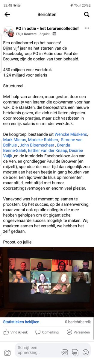 Humor, plezier en doorzetten. Dat was @POinactie in drie woorden. Bedankt daarvoor @thijsroovers @JanvandeVen81 @MeesterJohnB @brendainberlijn @toedel @SCvB4 @JufEstherW @MariekeRobben @Wenckemuskens Desiree Vuijk en Atke Wegerif. Structureel 1,7 miljard voor onze eisen WE DID IT