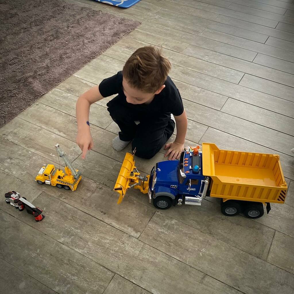 TheDaddysLife's tweet photo. Trucks, trucks and more trucks. It feels like we have every kind of car, truck and mode of transportation but they never seem to get tired of them. #thedaddyslife #play #playtime #trucks #cars #toys #happy https://t.co/ndqs6Bg9rc https://t.co/VSvJQ0RREl