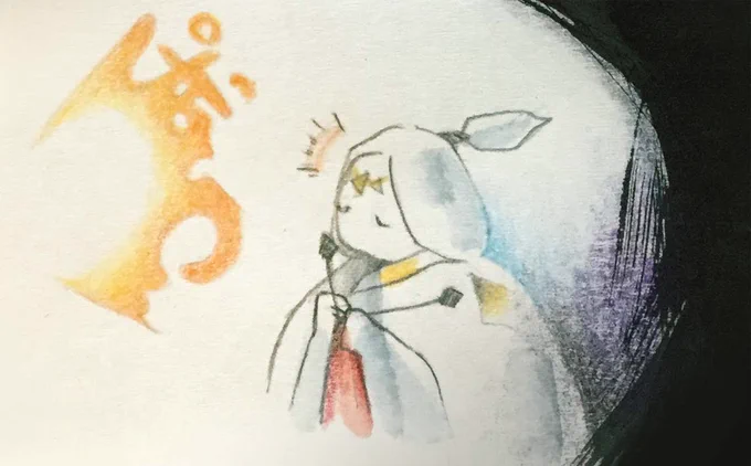 想いおばあちゃんの手編みマフラー…夢叶うね🧣👵(再掲) 