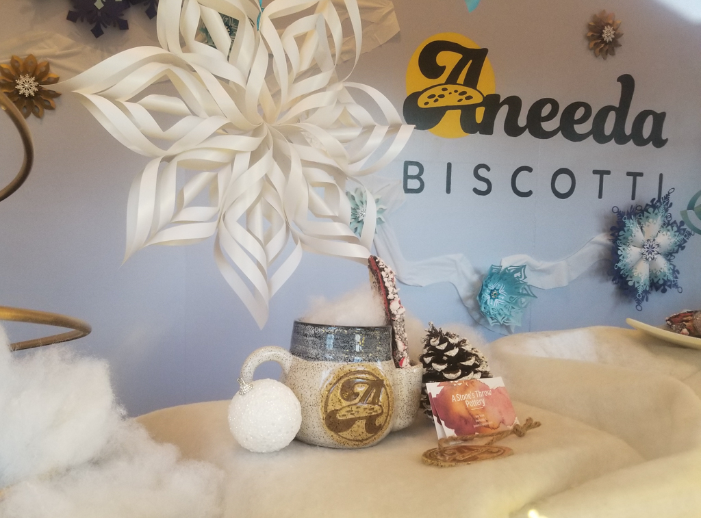 thirdside's tweet image. Big things happening in Monticello! Have you seen this gorgeous window display for Aneeda Biscotti? More importantly, have you tried her amazing biscotti?? Get the goods at aneedabiscotti.com! #newclient #newbusiness #shoplocal