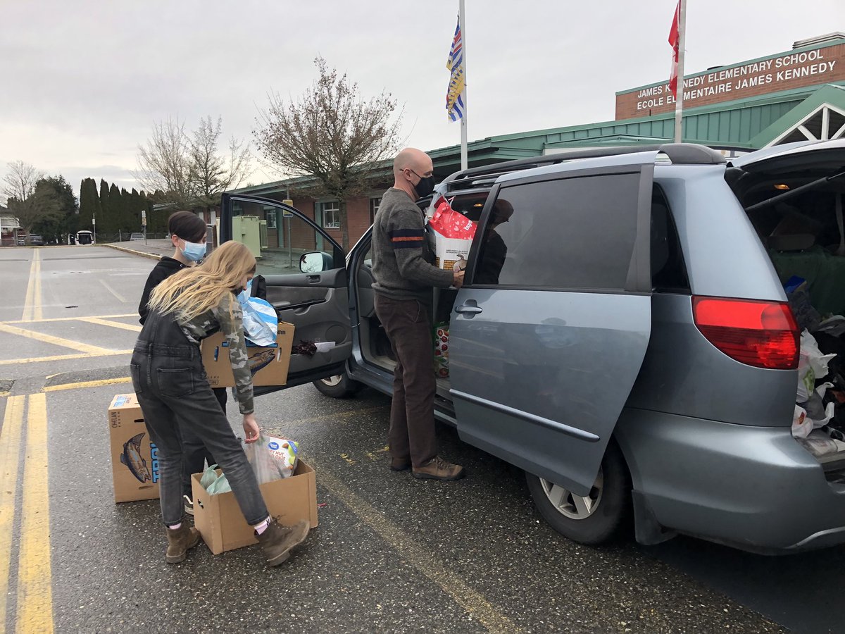 Thank you, JKE! We managed to donate 2 full vans of food to the local food bank!