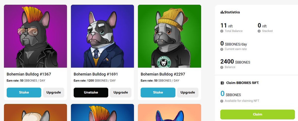 RadoVanPale's tweet photo. Exciting times once again as every single month in @BohemianDogs !!!! This time next-gen staking is here with legendary #BBones token. This is it!!!! Thank you team, you are amazing. In next 14 days ladies drop collection (free mint) for holders, i love you all !!! https://t.co/uUJuPVid2S