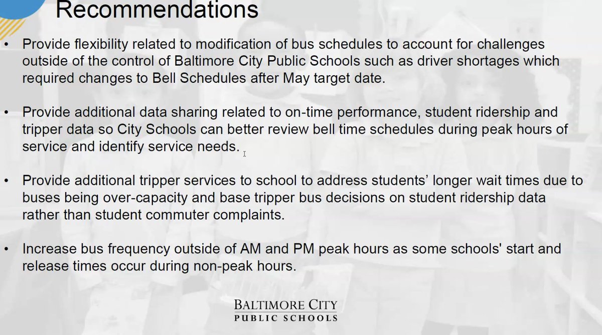 BEEquity's tweet image. Recommendations from @baltcityschools #notinservice