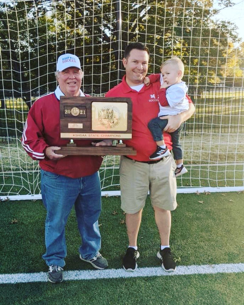 BishopMiege_SCR's tweet photo. Big CONGRATS to Sir Huppe as he has been named @UnitedCoaches Central Assistant Coach of the Year!! He has been a part of 417 combined Boys &amp; Girls Soccer wins for @BishopMiegeHS as well as 15 State Titles. He’s a future Hall of Famer &amp; we are blessed to have you represent Miege! https://t.co/GRpakoDUOD