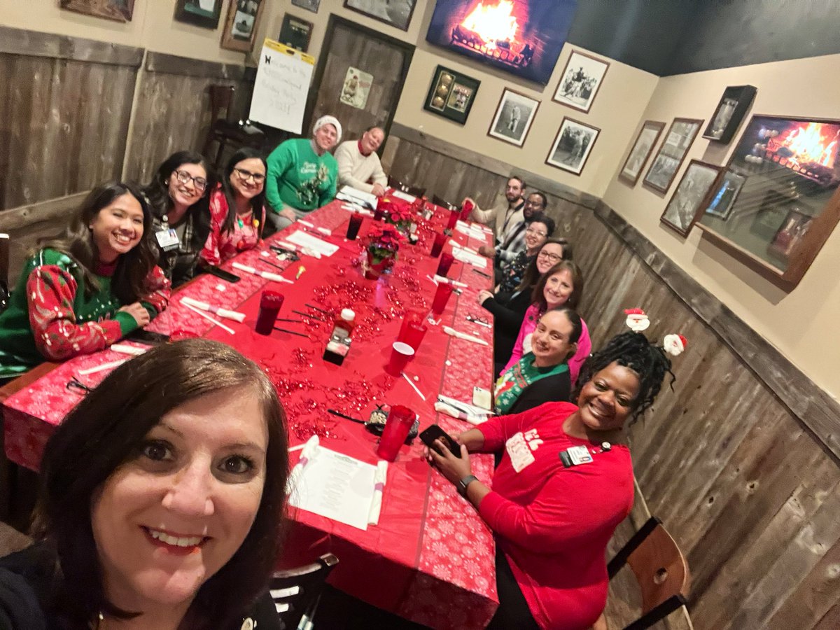 CFISDRosario's tweet photo. The #Commsquad Christmas luncheon today was a blast! Games, food, and lots of laughter and fun! https://t.co/XfEY25STox