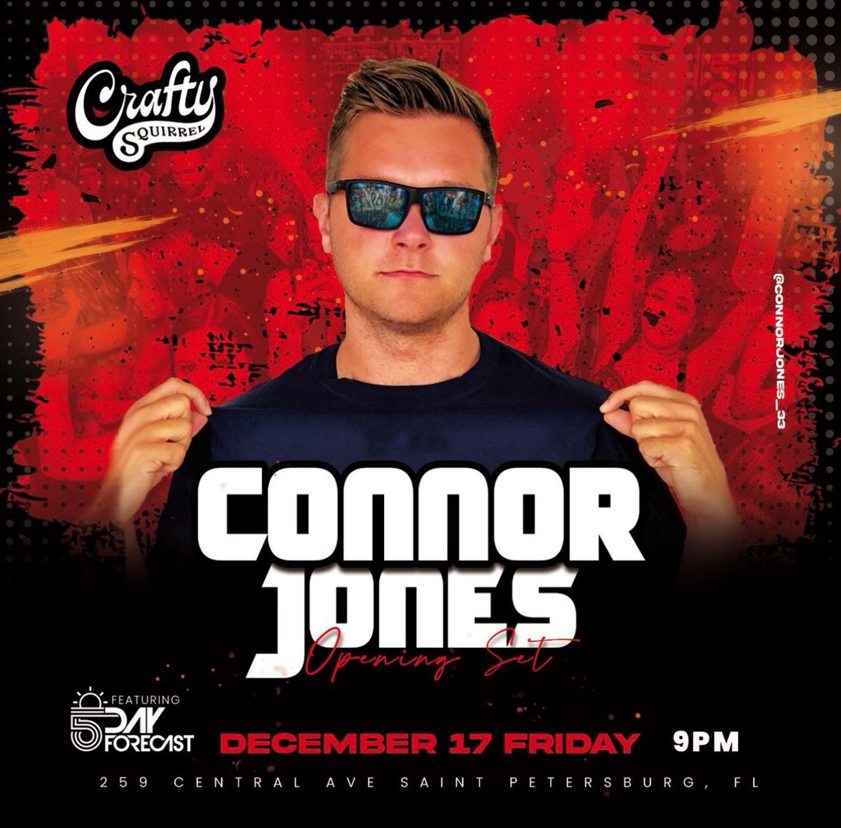 Tomorrow night! Downtown St. Pete! Let’s go! Crafty Squirrel!