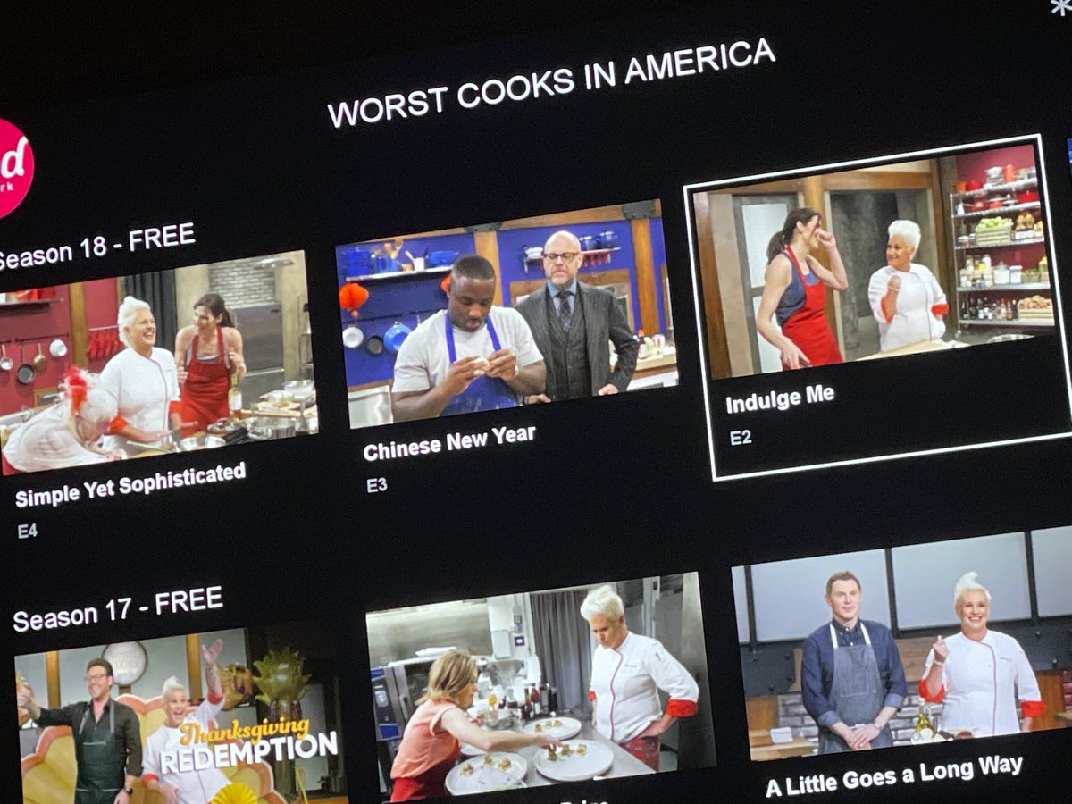 Hey <a href="/FoodNetwork/">Food Network</a> why your app putting the newest episodes first nice screen grabs spoiling who stays especially the final episode