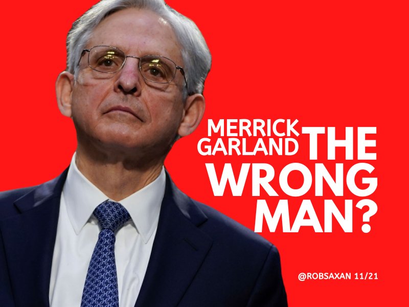 robsaxan's tweet photo. #merrickGarland is the wrong man for the time! #FIREMERRICK @potus @TheJusticeDept #LastWord

Merrick is from another time &amp; doesn't have the balls to go against his party. Republican treachery will paint the way to the Future! #jan6th #insurrection #TraitorsSupportTraitorTrump https://t.co/2psZTqR7BR