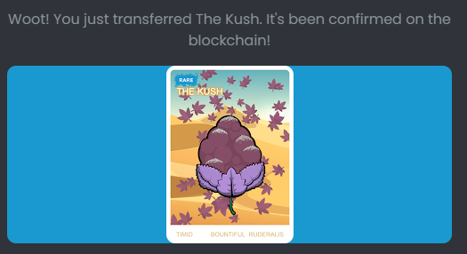 And the winner is...... <a href="/NoahCharlotte4m/">Scottish Crypto Addict 🅁🅅🄽</a> 😱😍🌲

Congratulations! We have just transferred "The Kush" #nft to your address! <a href="/flowerpatchgame/">Flowerpatch</a> <a href="/floweraway1/">floweraway</a> 

ALSO - We are sending a free #flowerpatch #NFT to everyone who posted their address in our giveaway! <3 

That's Tegridy!