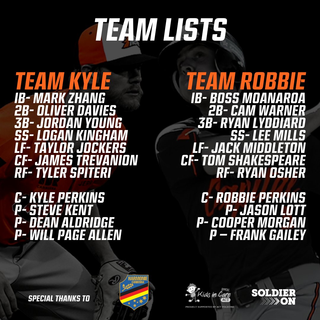 CanberraCavalry's tweet photo. Here they are! The team lists for tomorrow's Cavalry intra-squad game are in... OR ARE THEY?

The trade window between the Perkins brothers ends at 5pm, so there may be some twists in the tale yet!

Tickets for the 18th Dec via https://t.co/uKwQ7B301g

#CHARGE | #GOCAVSGO https://t.co/Wvt6CktCIu