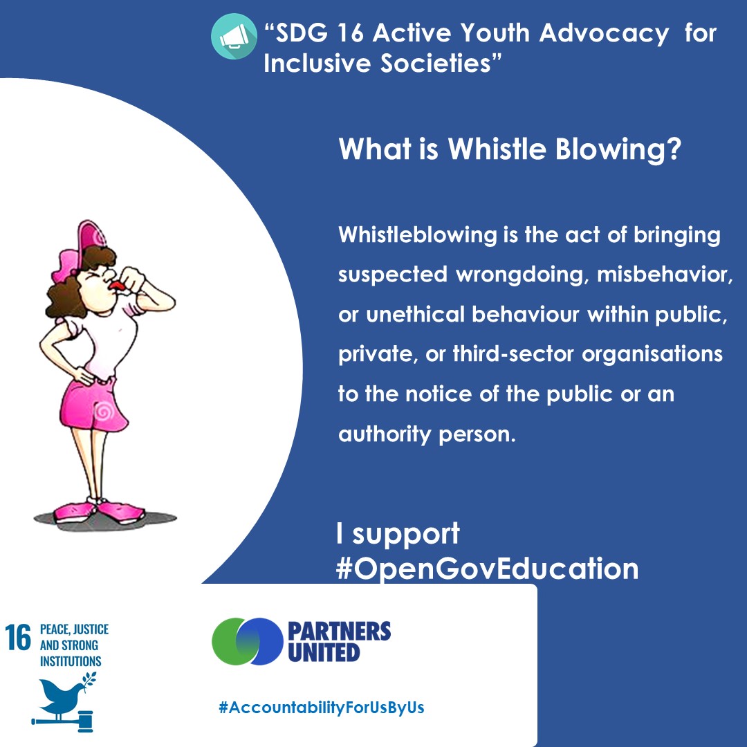 Are_oluwamide's tweet photo. 1/5 
Want to become a young accountability actor? Here are basics you should understand in respect to the Whistle Blowing Initiative.
@PartnersUniteNG @SMYFoundation @macfound @Africmil @Nwankpa_A https://t.co/mUE5owigAf