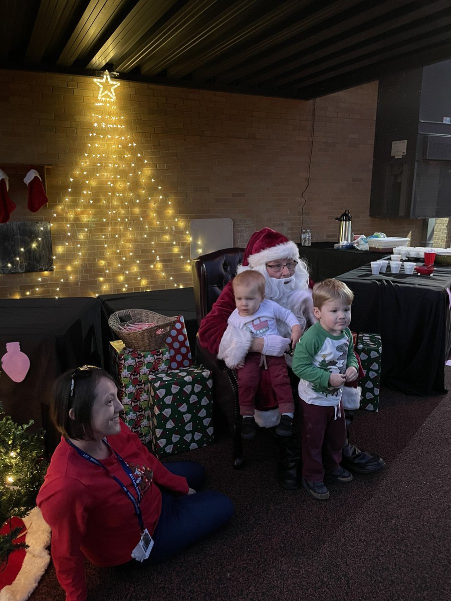 KCS_Palmer's tweet photo. We had a fun night on the Palmer playground with students and families as we “Lit up Palmer!”  A special guest dropped by to say Ho Ho!  #LightUpPalmerWithKindness. https://t.co/LKP4DfYqiw