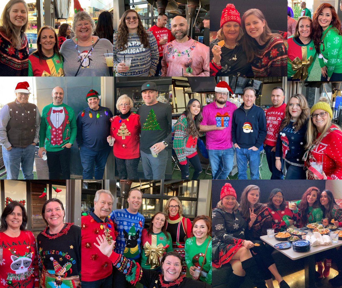 CanyonStateElec's tweet image. Kudos to our management for making yesterday&apos;s Ugly Sweater Bar Crawl unforgettably fun and safe for everyone. Happy Holiday Season 2021!