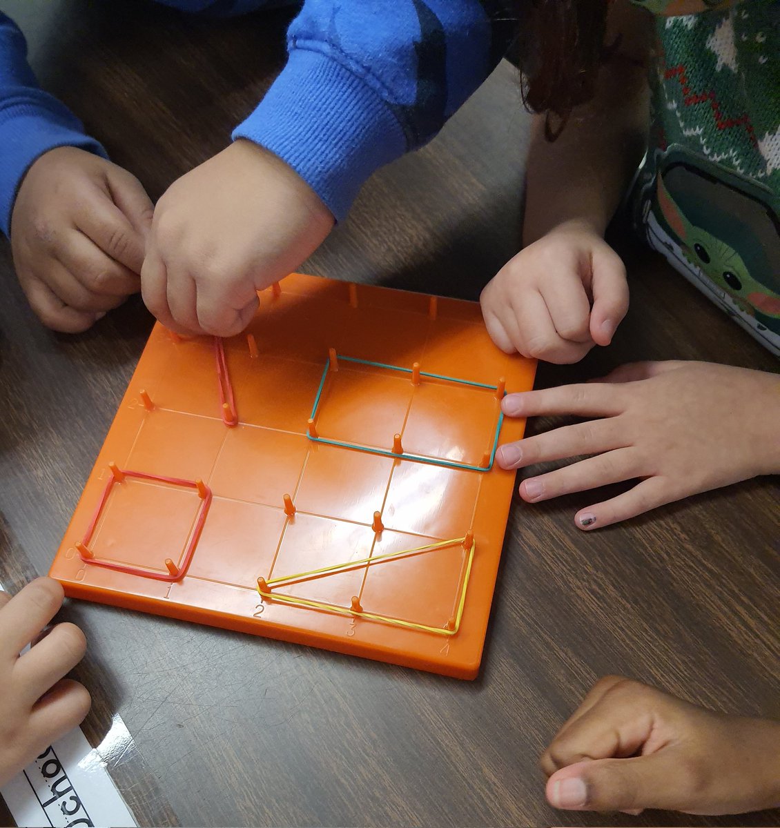 ElizabethArita5's tweet photo. Today was a fantastic day learning about shapes! 🥰 Proud of my kids! Kindergarten- SI
@WHOwenES 
@ParticipateLrng https://t.co/2g3C1r0Xpr