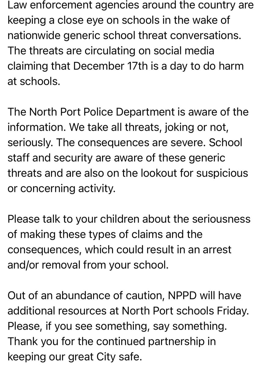 NorthPortPolice's tweet photo. https://t.co/DbMyLRweNZ