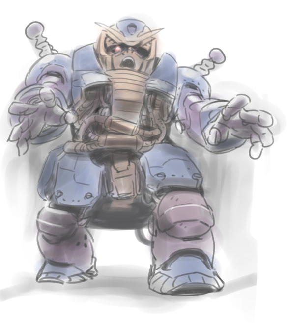 大昔の絵をおもむろにリメイク(してグレードが下る 