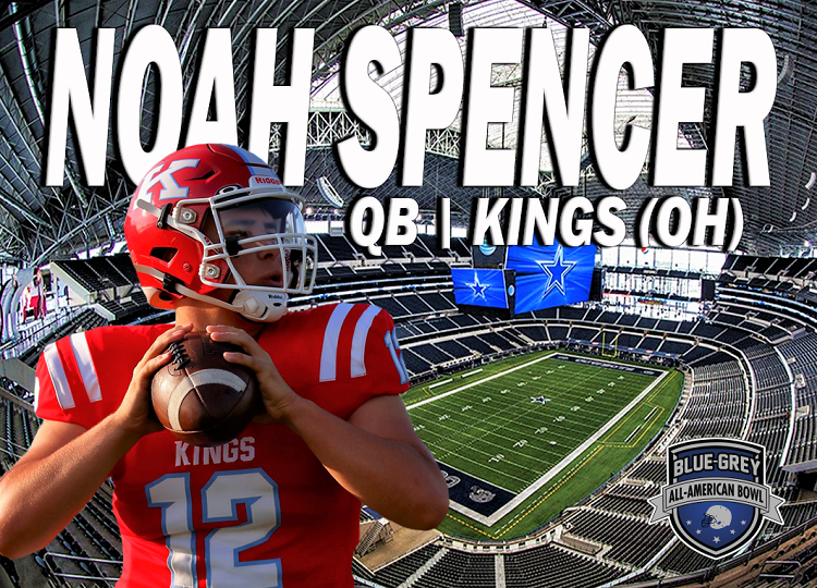 #MACtion target Noah Spencer (<a href="/Noah_Spencer12/">Noah Spencer</a>) was selected to participate in this year's #BlueGreyFootball All-American Bowl at Dallas Cowboys' AT&amp;T Stadium.