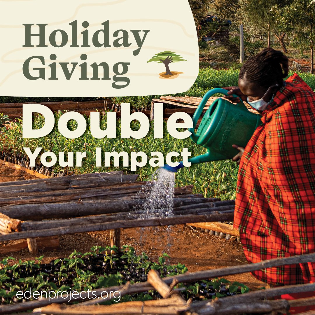 eden__plus's tweet photo. Through the end of the year, your donations will be matched dollar-for-dollar up to $60,000. So far this month, the donations you have made will help plant nearly 900,000 trees. Click the link below to double your impact today!
https://t.co/86FeSAvjKd https://t.co/j1X0WV2rzv