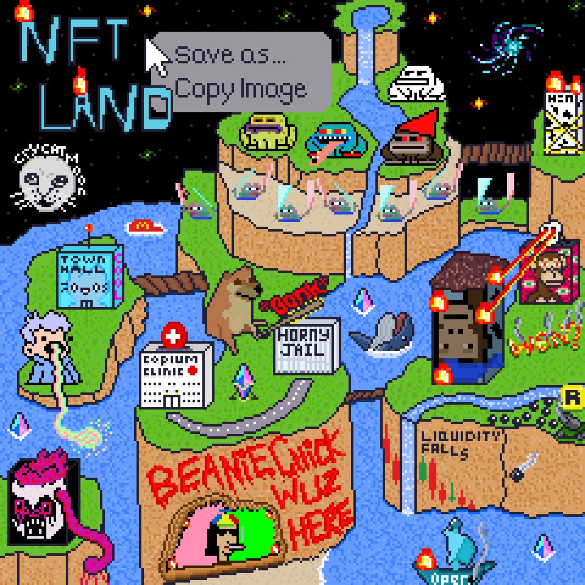 SatoshisMom's tweet photo. NFT LAND 🤓😈 by @satoshismom 

Dropping tomorrow (Dec. 16th) at 2pm EST 👀

Drop details are below ⬇️ https://t.co/qyCvdF7Lz7